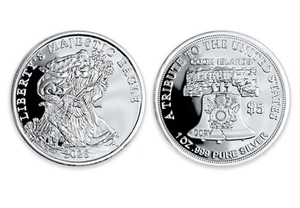 2025 Cook Island Liberty's Majestic Eagle 1oz Silber Dollar  - Bild 1 von 1