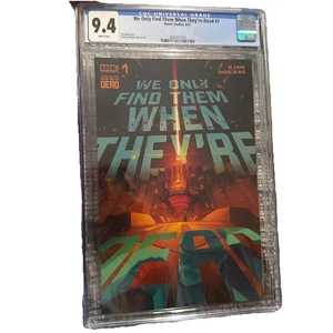 WE ONLY FIND THEM WHEN THEY'RE DEAD #1 (Boom!, 2020) CGC 9.6 ~ WHITE Pages - Bild 1 von 7