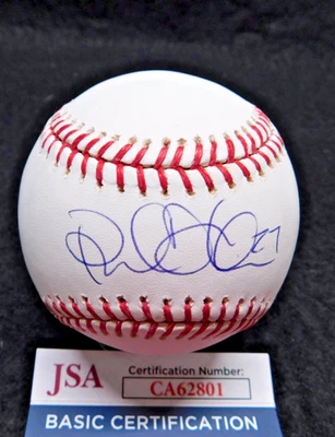 Bola de beisebol assinada por Raul Ibanez OML Bud Selig JSA CERTIFICADO DE AUTENTICIDADE Phillies Mariners Yankees - Imagem 1 de 2