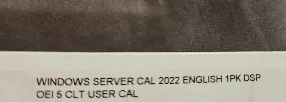 Microsoft Windows Server CAL 2012 Inglés 1PK DSP OEI 5 CLT USUARIO CAL R18-06466 Foto 1 de 1