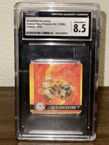 CGC NM/Mint 8.5 Growlithe/Arcanine Action Flipz Premier Ed. 1999 - Bild 1 von 3