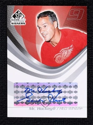 2003-04 SP Game Used Edition Signers Gordie Howe #SPS-GH Auto HOF - Image 1 of 2