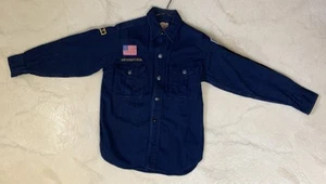 Vintage Boy Scouts Of America BSA Official Shirt L/S Troop 39 Audubon Council - Picture 1 of 6