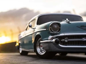 Kyosho 34433T1B Fazer MK2 Chevy Bel Air Coupe 1957 Turquoise 1:10 with Handset - Picture 1 of 7