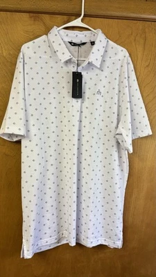 Nuevo con etiquetas Camisa Polo de Golf Travis Mathew Perfect Series Saturday Night Stay 2XL Foto 1 de 3