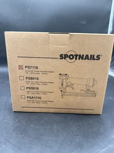 Spotnails PS7116 Upholstery Stapler for 22-ga 3/8" Crown Staples, 1/8 - 9/16" - Picture 1 of 4