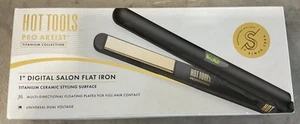 Professional 1" Digital Ceramic & Titanium Flat Iron for Magnificent Shine - Picture 1 of 2