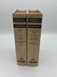 REMEMBRANCE OF THINGS PAST-Complete 7 Novels-MARCEL PROUST-2 Vol. HC Set - Bild 1 von 6