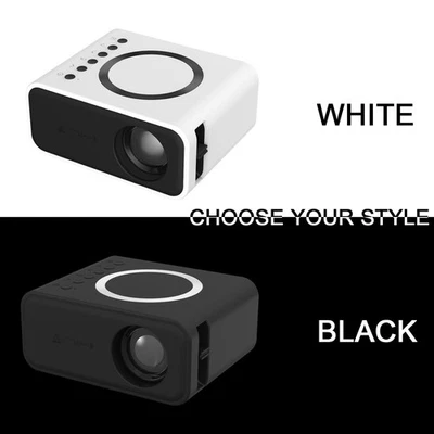  New 4K Mini Projector 3000 Lumens 1080P 3D LED WiFi Video Home Theater CinemabZ - Image 1 of 4