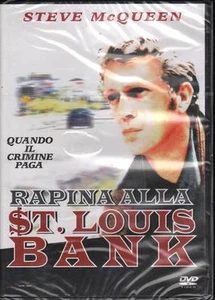 Rapina alla St. Louis Bank DVD Steve McQueen David Clarke Nuovo Sigillato RARO - Imagen 1 de 1