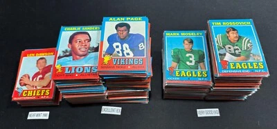 1971 Topps Football Cards 1-100 (P-NM) - You Pick - Complete Your Set - Image 1 of 4