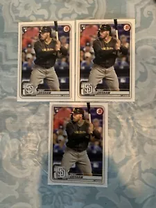 2020 Bowman Base #83 Trent Grisham RC - San Diego Padres Lot Of 3 - Picture 1 of 1