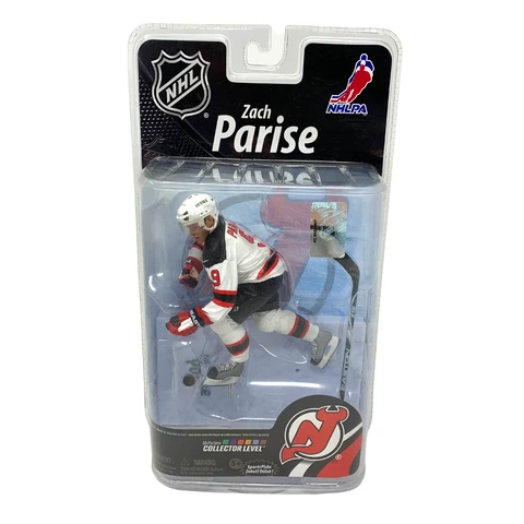 Mcfarlane NHL Zach Parise New Jersey Devils White Jersey Series 26 Figure Cover