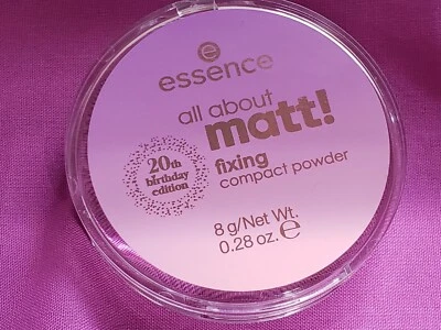 Essence All About  Matt Fixing Compact Powder 20 Birthday Edition nwob - Image 1 of 2