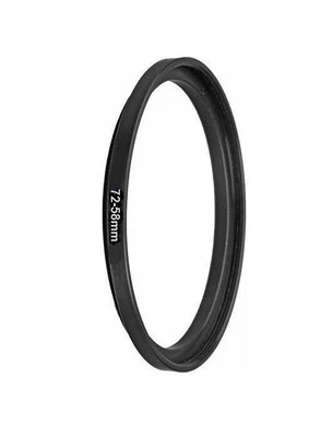 Bower 72mm-58mm Step Down Metal Ring Adapter 72-58mm - Image 1 of 2