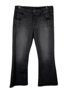 Hudson Damen Jeans Collin 31 Bootcut Crop Farbe Juliana (schwarz) Denim - Bild 1 von 7