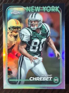 2024 Topps Chrome NFL REFRACTOR New York Jets - Wayne Chrebet #149 - Picture 1 of 2