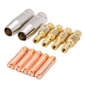 11PCS MIG Welding Welder 15AK Torch Nozzles Contact Tip for Welding AccessorJKJK - Picture 1 of 10