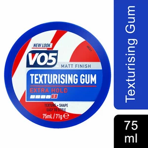 VO5 Matt Finish Extreme Strong Hold Texturising Hair Styling Shaping Gum 75ml - Picture 1 of 2