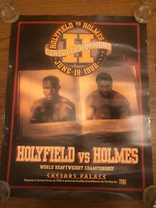 Holyfield Vs Holmes 1992 Class Of Champions Boxing Caesars Palace 22"x28" Poster - Picture 1 of 8