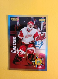 1994-95 Score GOLD LINE parallel # 256 Chris Osgood DETROIT RED WINGS ** Mint**