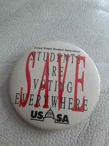 Insignia vintage de la Asociación de Estudiantes de los Estados Unidos - Imagen 1 de 3