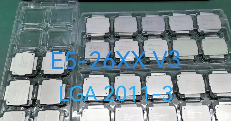 Intel XEON E5-2699V3 2698V3  2697V3 2695V3 2690V3 2683V3 2678V3 2666V3 2667 CPU - Image 1 of 1