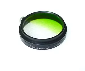 A36 Leitz Leica Slip On Graduated Half Yellow-Green Filter - PERFECT - Picture 1 of 6