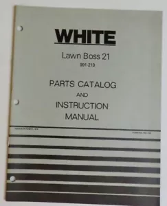Productos de exterior blancos vintage Lawn Boss 21 piezas y manual de instrucciones - Imagen 1 de 1