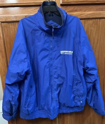 Chaqueta XL Port & Company Para Hombre Manga Larga Cremallera Forrada de Vellón “Motor Mile Dragway” Foto 1 de 4