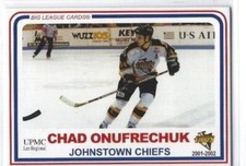 2001-02 Johnstown Chiefs (ECHL) Chad Onufrechuk