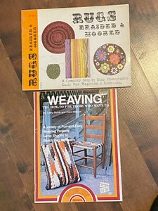 Cathy Bonds Lot 2 Rugs Braided & Hooked Book & Weaving The How For Who Wants To - Bild 1 von 4