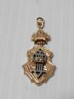 EXQUISITE ANTIQUE VICTORIAN 12K YELLOW GOLD FILLED PENDANT W/ PEARLS