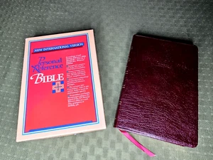 NIV - HOLY BIBLE Personal Reference Bible, Burgundy Bonded Leather, Indexed 1984 - Bild 1 von 14