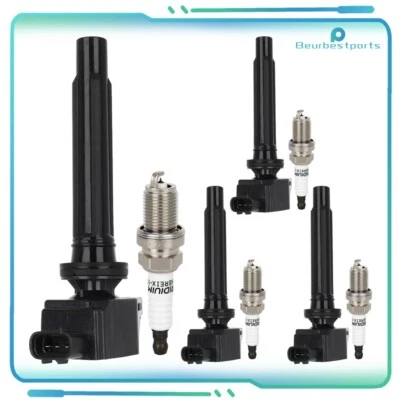 4 катушки зажигания и свечи зажигания для Suzuki SX4 2,0 л 2007 2008 2009 UF562 - Изображение 1 из 4