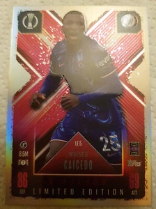 Match Attax Extra 24/25 - Moisés Caicedo - LE 5 Limited Edition - Chelsea - Zdjęcie 1 z 1