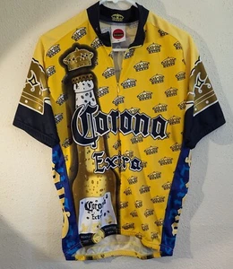 World Jerseys Corona Extra Cycling 3/4 Zip Shirt Sz. XL Pre-owned - Picture 1 of 7