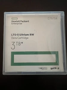 Cartouche de données Hewlett Packard LTO-5 Ultrium RW 3 To. Neuf.  - Photo 1/2