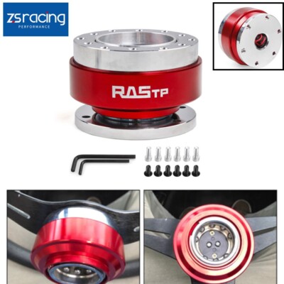 Red Universal Car Steering Wheel Quick Releas...