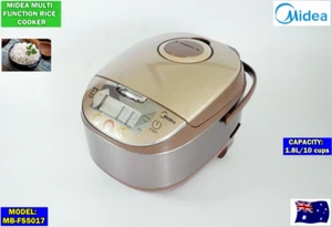 Midea Multi-Function Rice Cooker w/ Keep Warm & Display MB-FS5017 (10 cups/1.8L) - Picture 1 of 9