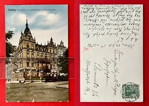 AK DÖBELN 1911 seltene Nahaufnahme Restaurant zum Reichskanzler   ( 157865 - Bild 1 von 1