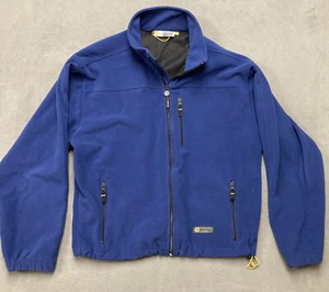 Rossignol Racing Men's Fleece Polyester Jacket Size Medium Blue Full Zip - Picture 1 of 11