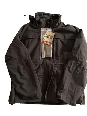 5.11 TACTICAL VALIANT DUTY JACKET LARGE BLACK 48153 NEW (GREAT PRICE) - Image 1 of 4