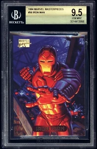 1994 Marvel Masterpieces #56 IRON MAN Hildebrandt BGS 9.5 Gem Mint POP 2 - Picture 1 of 1