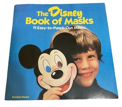 The Disney Book Of Masks 11 Easy-To-Punch-Out Masks By Random House 1985 Vintage - Image 1 of 4