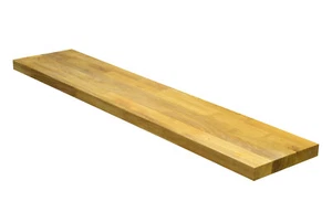 Wandregal Wandboard Steckregal Eiche Hartöl Breite 200 mm / Stärke 25 mm - Bild 1 von 2