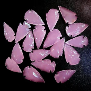 5 PEZZI TESTE FRECCIA QUARZO ROSA CRISTALLI INTAGLIO METAFISICI ~ REIKI - Foto 1 di 6