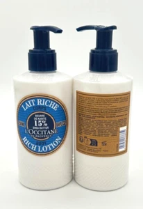 L'OCCITANE 15% Shea Butter Body Rich Lotion 8.4 fl oz each (2-Pack) - Picture 1 of 3