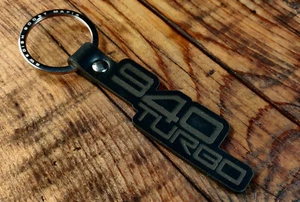 940 Turbo Leather Keyring Keychain Made in the UK and hand finished - Picture 1 of 3