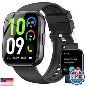Smart Watches for Men Women Answer/Make Call, 1.85" Fitness Watch with 120+ S - Picture 1 of 5